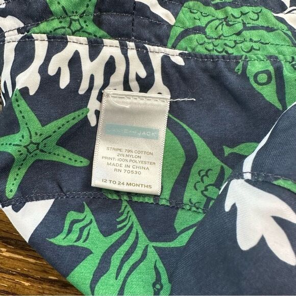 Janie and Jack Sea Turtle Bucket Hat 12 24 - Picture 4 of 5